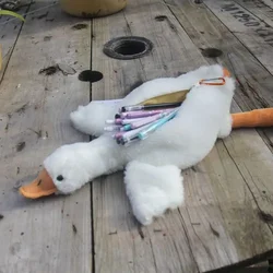 Deluxe Plush Pen Bag - Otter & Penguin Design with Large Capacity (06)