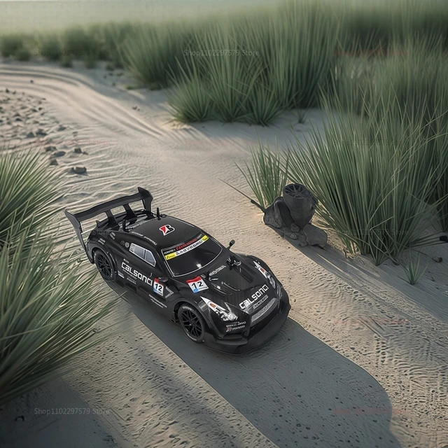 1:14 Scale Drift Car with 2.4G Remote Control for Racing and Stunts Remote Control GTR Model OffRoad Toy Car for Kids and Adults 6