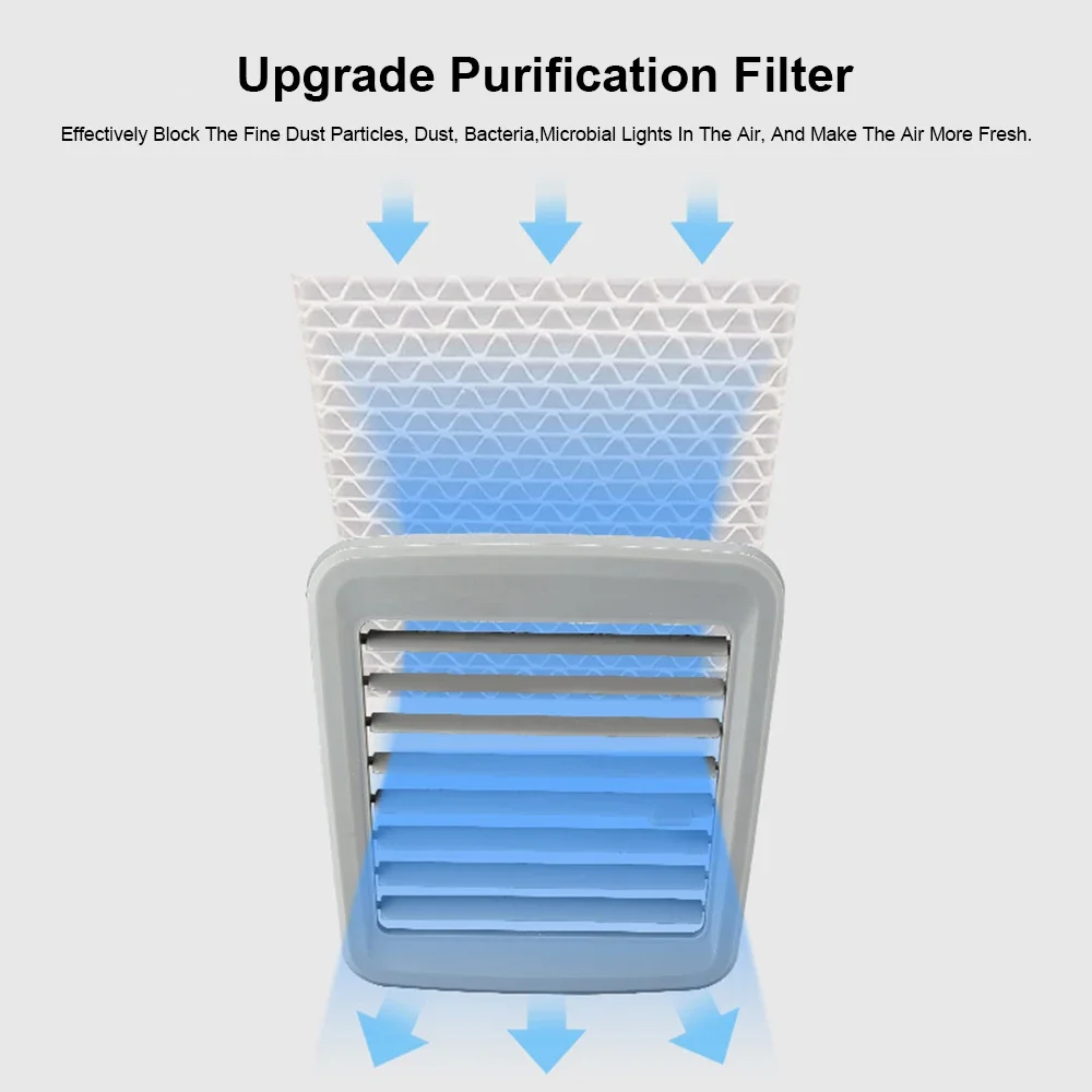 Air Conditioner Air Cooler Mini Fan Portable Airconditioner For Room Home Air Cooling Desktop Usb Charging Air Conditioning Fan 4