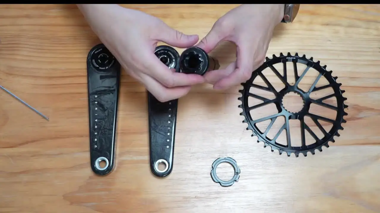 ZRACE カーボンクランクセット 170 ミリメートル 50-34T 52-36T 53-39T