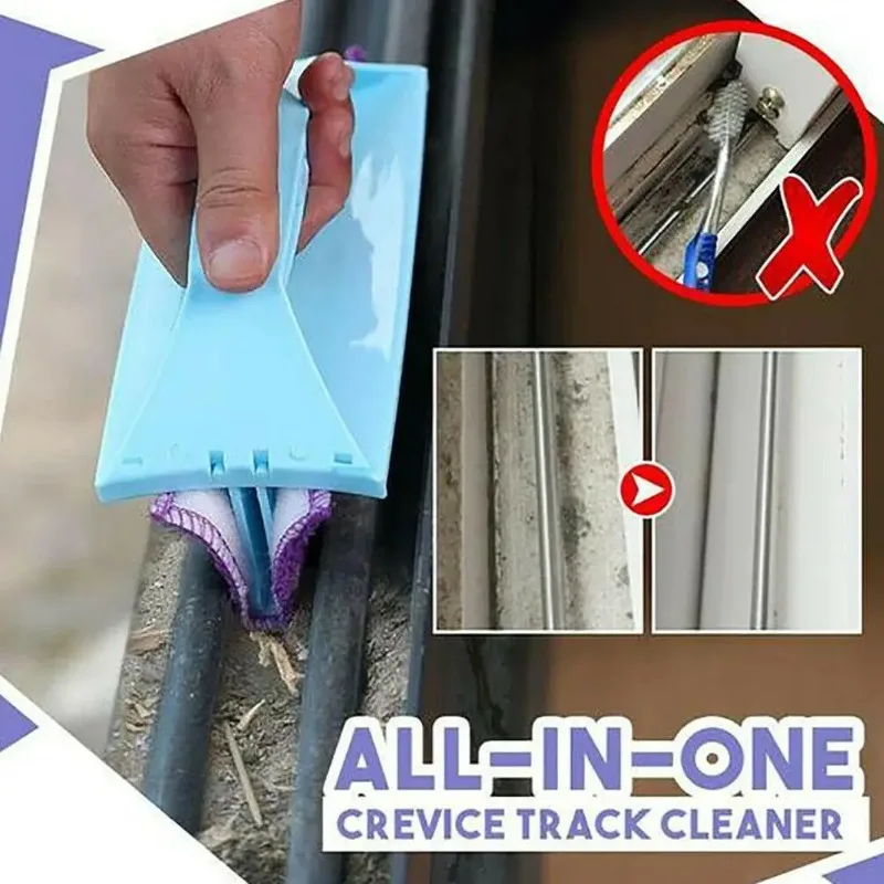 Glass Cleaning Artifact Groove Cleaning Brush Window Sill Track Brush Household Window Groove Seam Tool Glass Wiper window cleaning brush,window cleaner