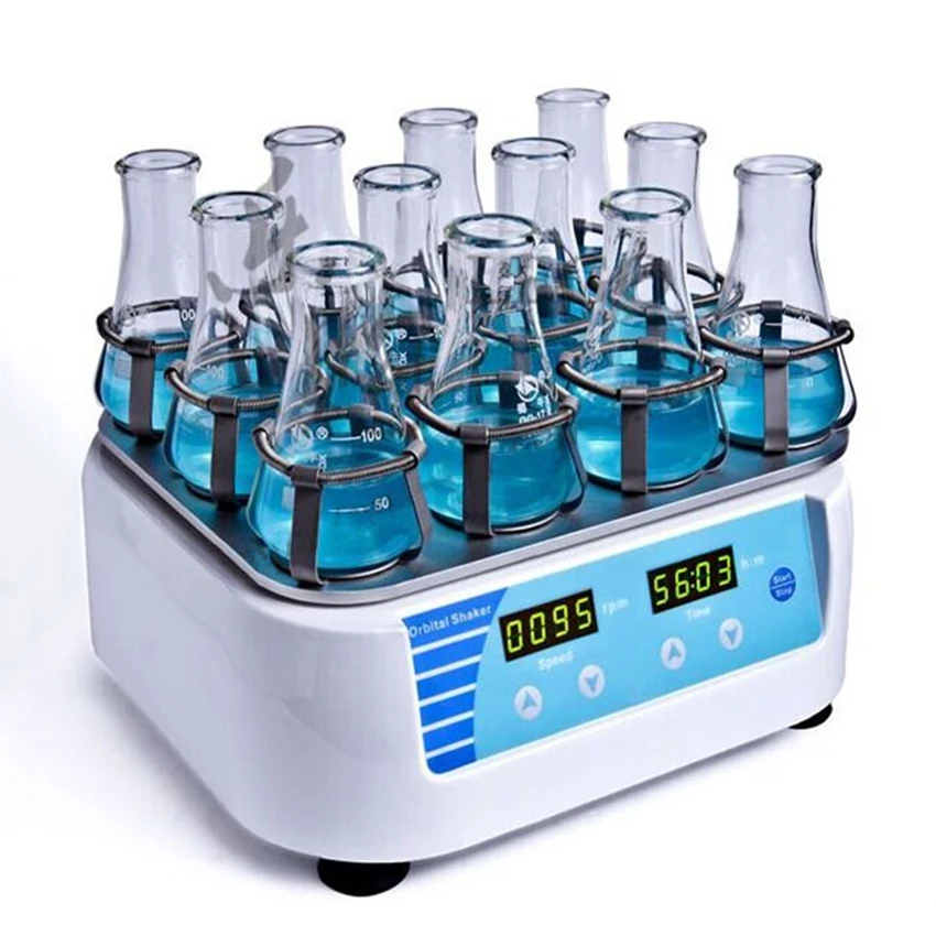 

GS-10 Laboratory Orbital Shaker with Various Platform Digital Speed Control Orbital Shaker 50~300rpm Timing Function Lab shaker
