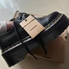 Thick soled small leather shoes for women's retro British style round toe Mary Jane black single shoes Elegant High Heels shoes 1