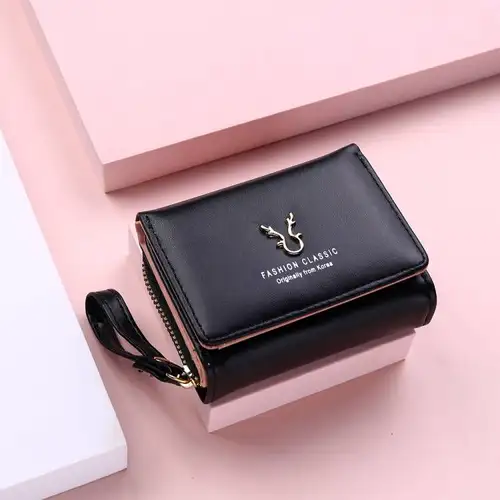 Luxury Brand Women's Small Wallet Female Card Holder Short Wallets with Coin Purse for Woman Ladies PU Leather Hasp Mini Clutch - Image 11