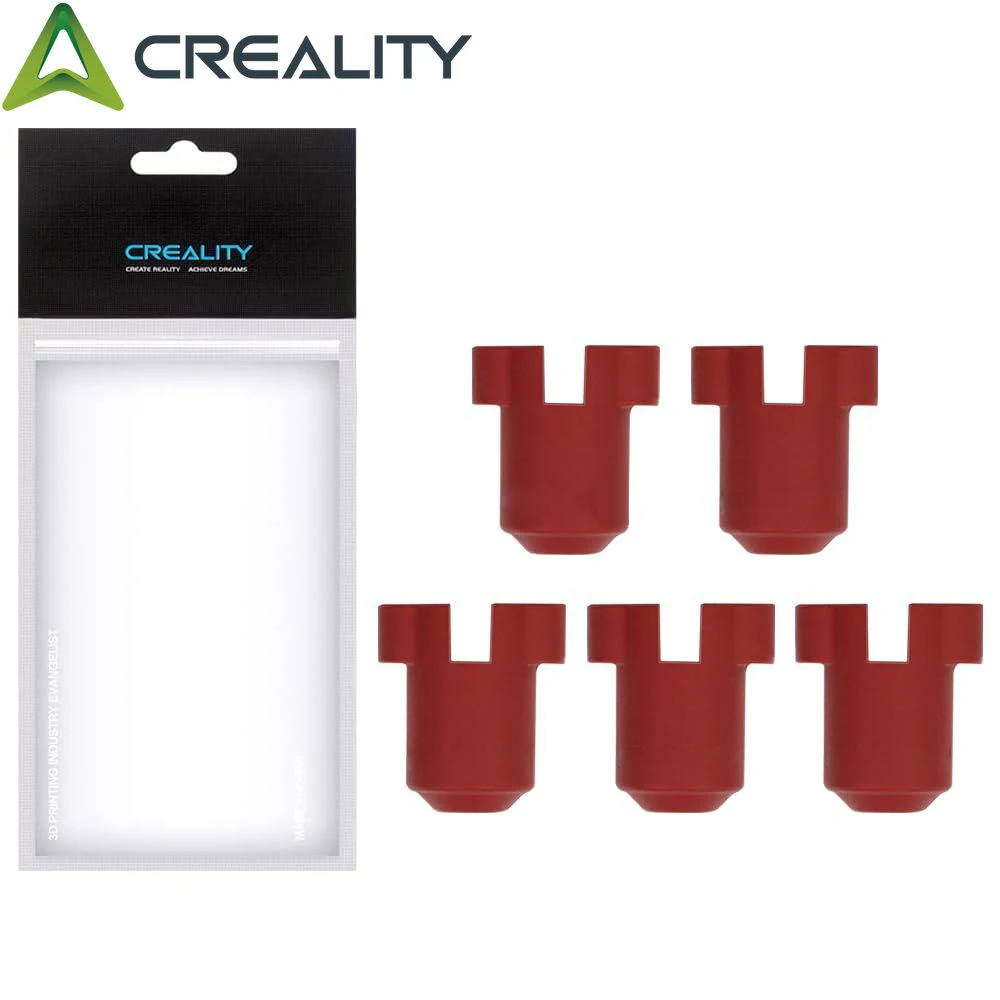 Creality Official Ender 3 V3 KE 실리콘 양말, 핫엔드 실리콘 커버, 고온 슬리브, 3D 프린터 액세서리, 300C, 5 개 