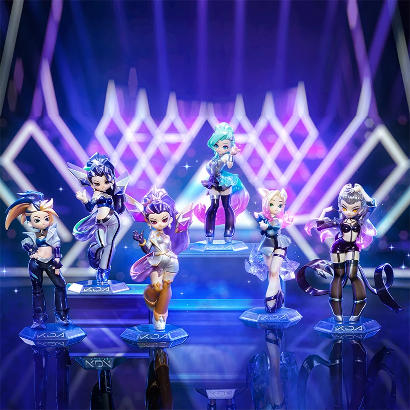 POPMART League of Legends 5デザイン POP MART League of Legends K/DA ALL OUT Seria figurek 1 szt./5 szt