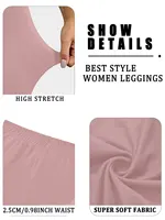 Plus Size Athletic Yoga Leggings for Women Super Soft Capri Pants No See Through Workout Running  Home Casual - Image 4