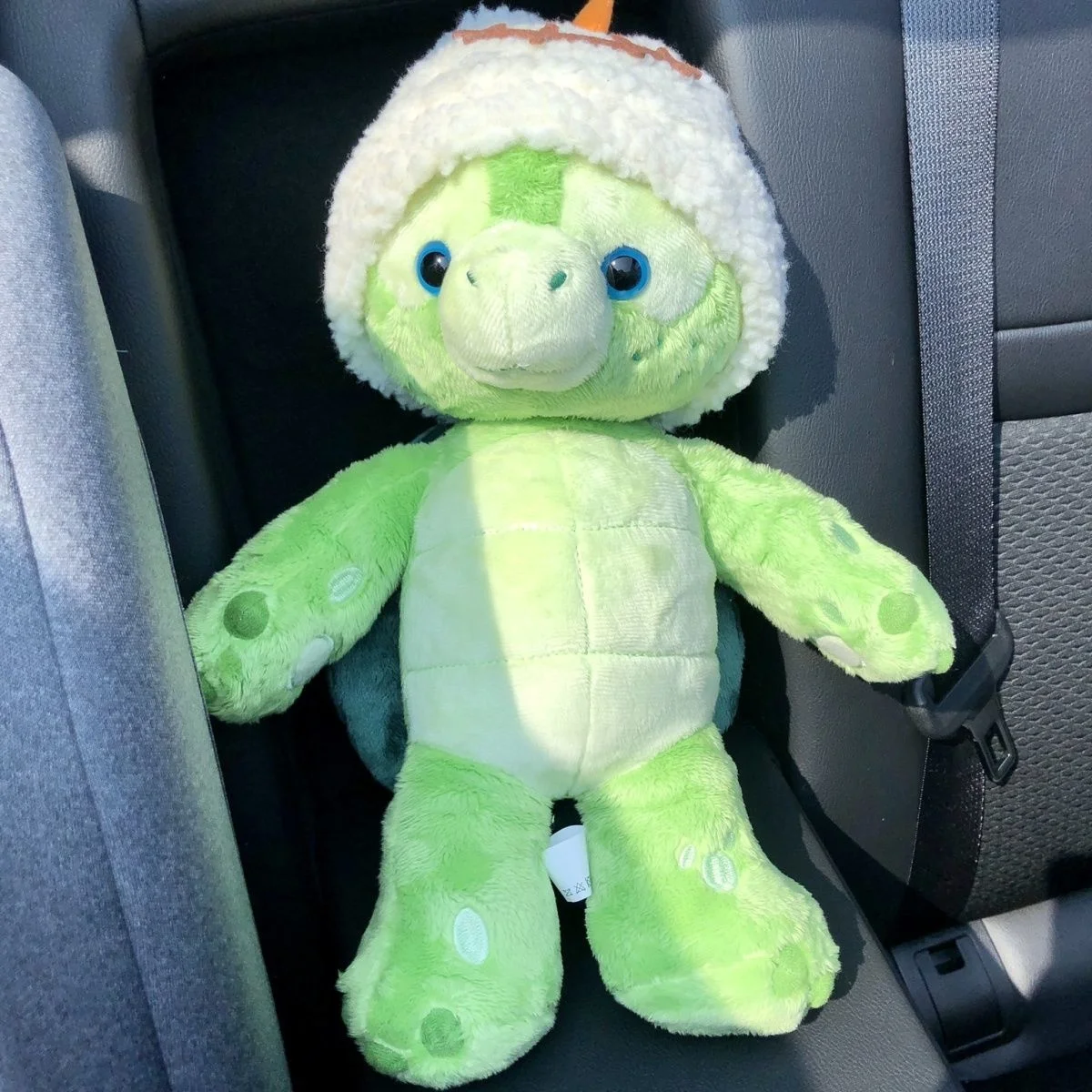 38cm Duffy And Friends Disney Olu Mel Plush Doll Kawaii Cute Sea Turtles Stuffed Toy With Winter Hat Lovely Gifts For Kids