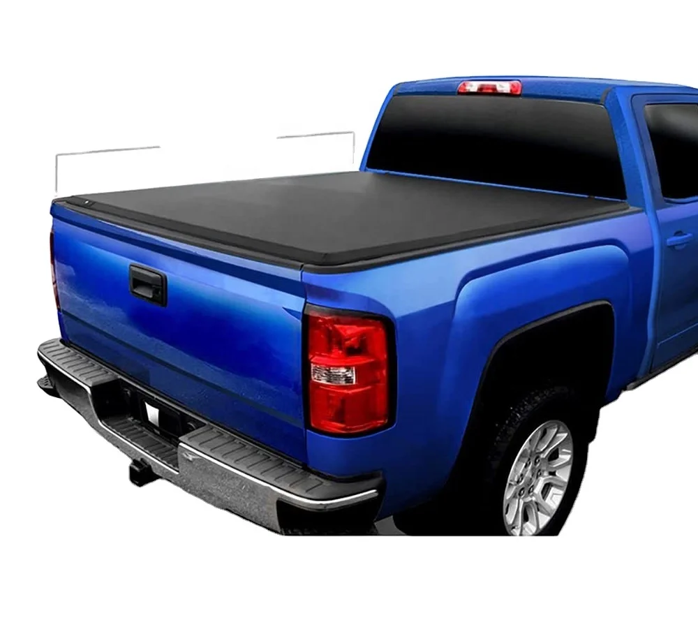 New Listing Best Quality Soft Three Fold Retractable Roller Lid Shutter Tonneau Cover for Chevrolet GMC nissan navara np300 pattern printing tri fold magnetic tab leather cover case for lenovo tab p11 tb j606f tab p11 5g starry sky by the lake