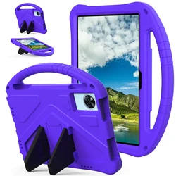Cute Cartoon Kids Shockproof EVA Tablet Case with Foldable Bracket for U11 - U11Pro 11 2025 (Purple - 1)