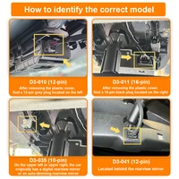 FitDVR Dash Cam Adapter (12-Pin) for Toyota and Lexus, LED Display, USB Power Source Cable, Car Camera Accessories, D3-010 - Image 3