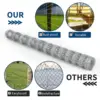 Galvanized Wire Fence, Heavy Zinc for Farm and Garden Protection 4Ft/5Ft/6Ft x 328Ft