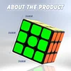 Speed Cube 3x3x3 Smooth Puzzle Toys Professional 3D Brain Teaser Cube Educational Brain Teaser Game Magic Cube for Kids Adults 6