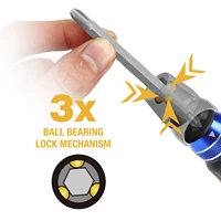 WORKPRO – tournevis à cliquet Phillips 12 en 1, Kit de tournevis torx à fente avec mécanisme de charge rapide, embouts S2 4