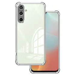 Shockproof Clear Soft Silicone Phone Case - Durable Protective Bumper Cover - Galaxy F16 (FSKS)