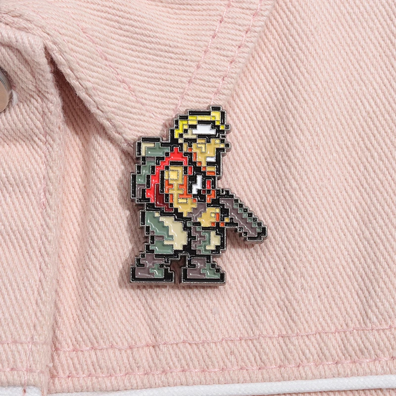 Shooting Game Enamel Pin - Detailed View 5
