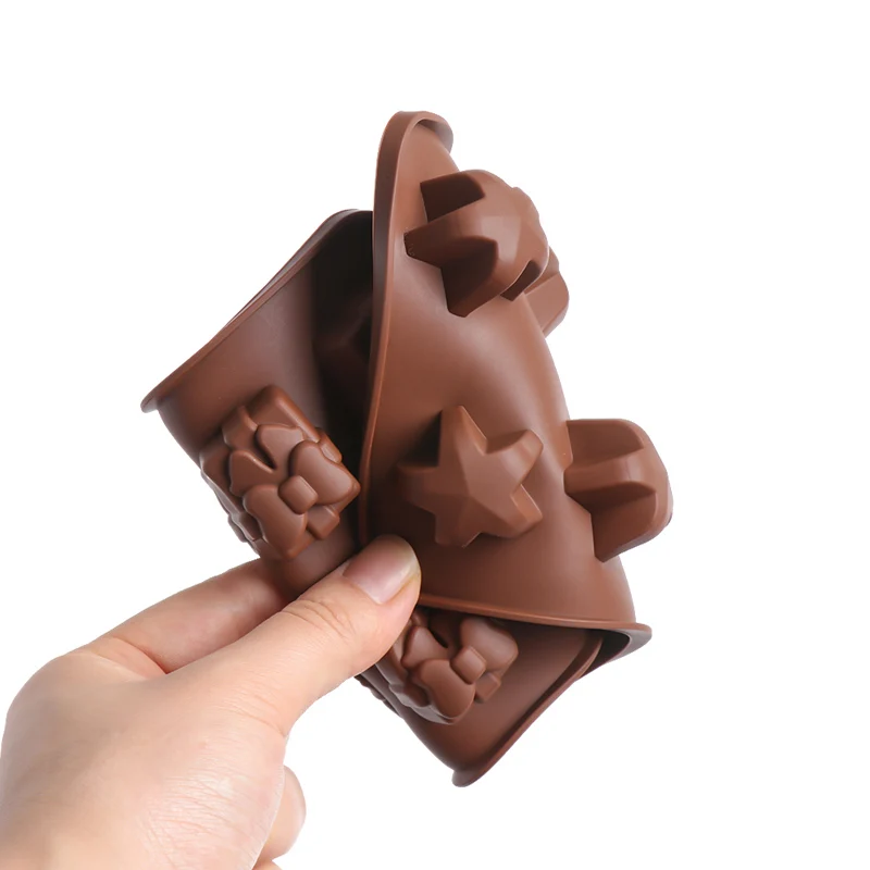 1 Moule À Chocolat En Silicone En Forme De Bonhomme En Pain D'Épices
