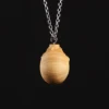 Wood Behelit Pendant Wooden Beherit Necklace Egg Of the king Griffith Cosplay Accessory 3