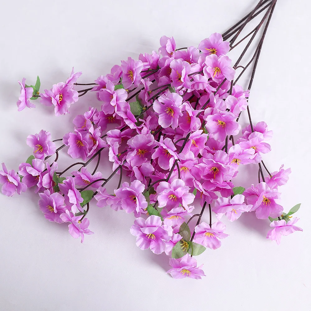Peach Blossom Artificial Flower Bouquet Image 10
