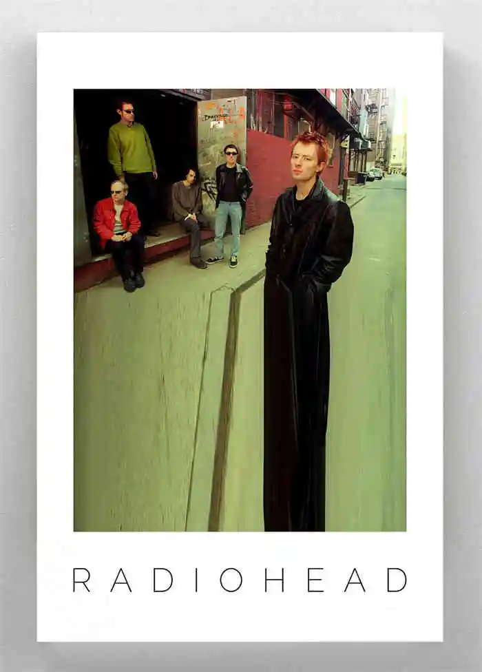 曲がりホットロック音楽アルバムカバー画像歌手バンド Radiohead