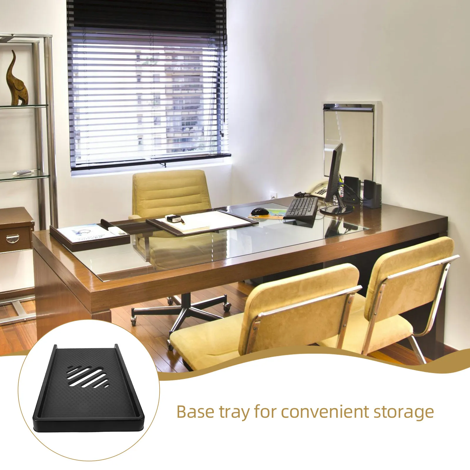 헤비 듀티 PC 타워 스탠드(바퀴 포함) 바닥 고정형 컴퓨터 홀더(책상 아래 사용 가능) 이동식 타워 스토리지 랙