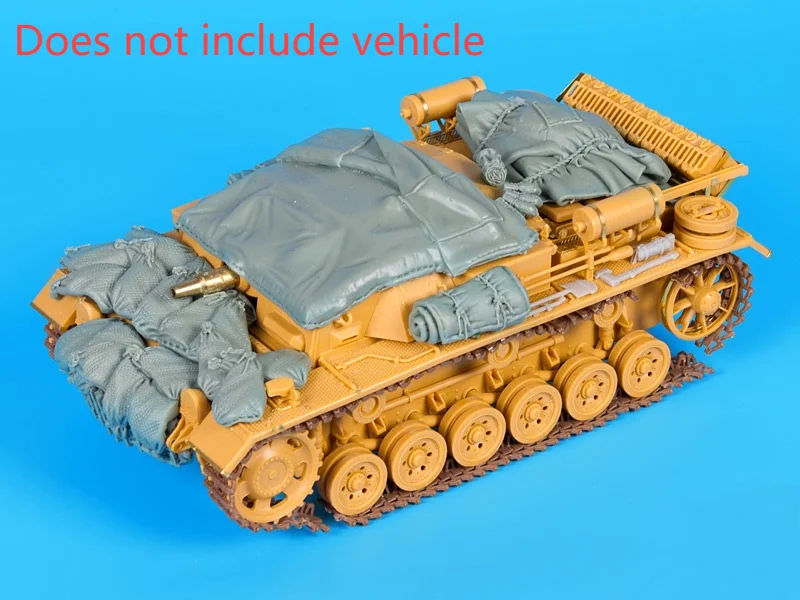 

1:35 Scale Resin Die-casting Armored Vehicle Parts Modification Does Not Include The Unpainted Model Of The Tank 35396