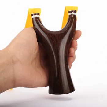High Quality Solid Wood Ebony Slingshot 1