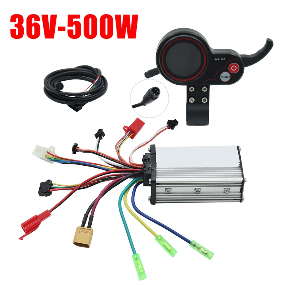 

Электрический контроллер для мотороллера 36/48V 6pin 500W контроллер двигателя с ЖК-дисплеем для Kugoo Power удобные детали для установки