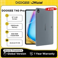 DOOGEE T40 Pro Tablet 12" IPS 2.4K 20GB(8+12) 512GB  Android 14  Helio G99 6nm 10800mAh 18W Charge Quad Speaker 7.6mm ultra-thin 1