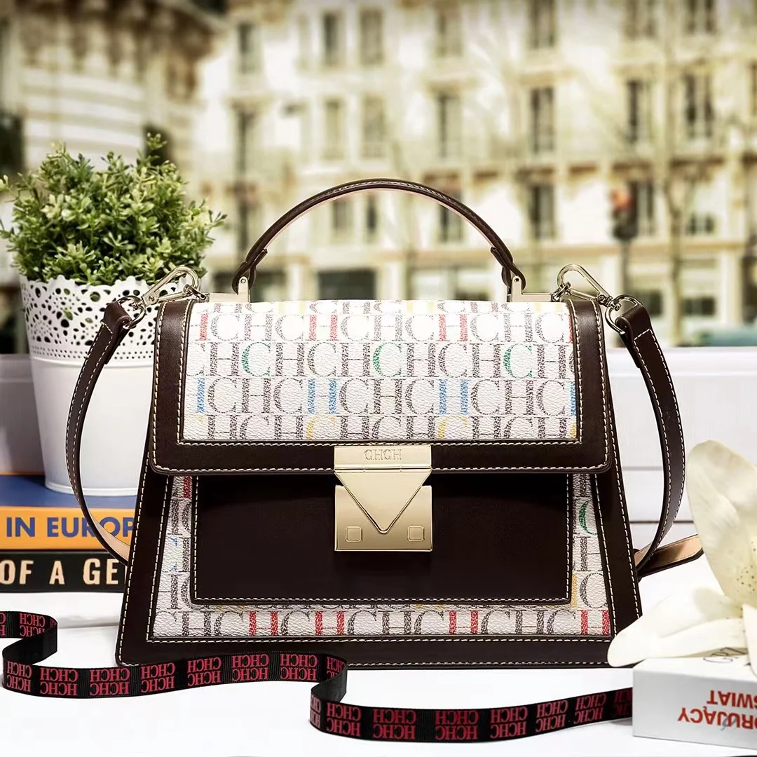 고품질 소가죽 2023, CHCH HCHC 원 숄더 대각선 스팬 백, 지갑 및 핸드백, 럭셔리 디자이너, Petit Sac Femme Cc Gg, 신제품