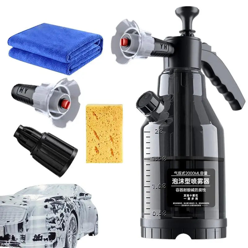 

Wash Foam Spray Can Ergonomic Handle Car Detailing Supplies Pressure Washer Attachment For Foam Cannon Car Washing Cleaning