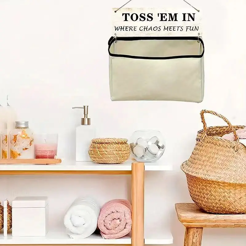 1Pcs Laundry Lost Sock Bag，Wall Mounted Lost Socks Organizer - Keep Your Laundry Room Tidy，Easily Find Lost Socks 3