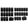 50 Pcs Metal Stamping Blanks Black For Stamping, Engraving Blanks Aluminum Stamping Blanks Keychain Blank Dog Tag Easy Install 5