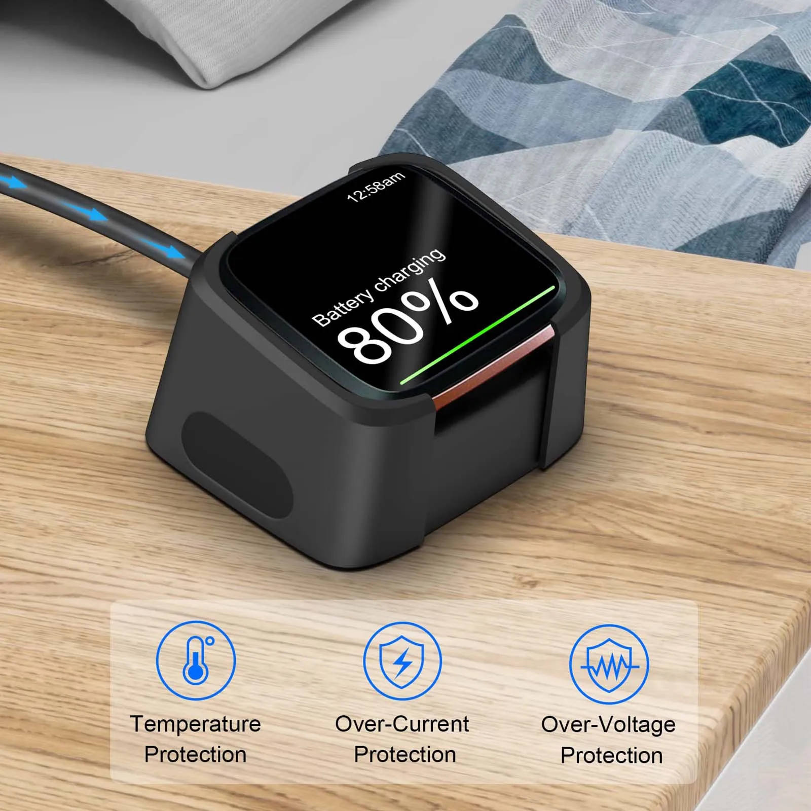Fitbit Versa 2 USB    ü Smartwatch  ̺ ĵ(Versa/Versa Lite/Versa Se ƴ)