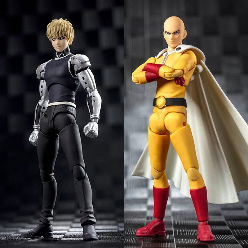 

Dasin SHF Model DM Greattoys GT One Punch Man Figures Saitama Genos Garou SHF PVC Action Figure Anime Toys Figure