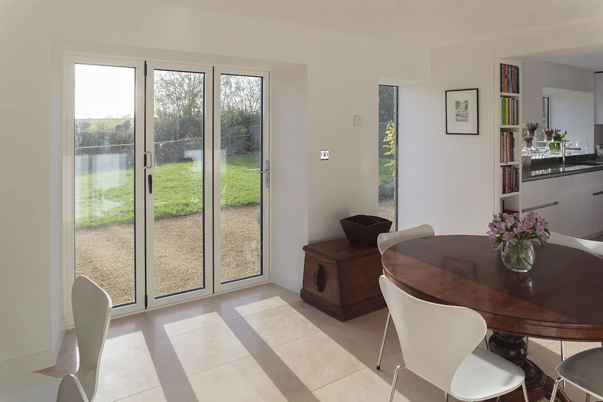 NFRC Aluminium Folding Doors Double Glazed Low E Double Glass Bi Fold Door Heat Insulation Sliding Folding Door for Entrance