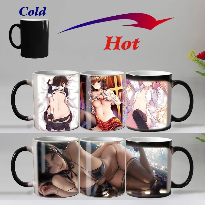 

Pajama Beauties Mug Color Changing Coffee Cup Thermal Cups for Coffee Tea Ceramic Mugs Free Shipping Christmas Gift Drinkware