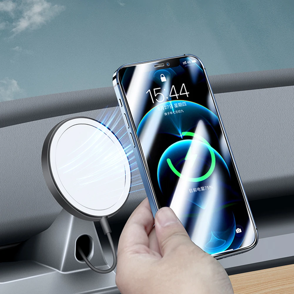 Support de téléphone magnétique universel pour voiture, support de  téléphone portable, support de smartphone, support de pilier, aspiration  magnétique, placement - AliExpress