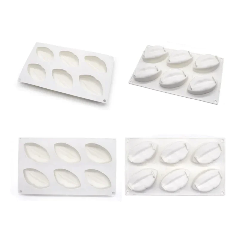 6 Cavity Sexy Lip Silicone Chocolate Mousse Mold Diy Handmade Dessert Soap Mould Cake Decorating Tools Kitchen Bakeware