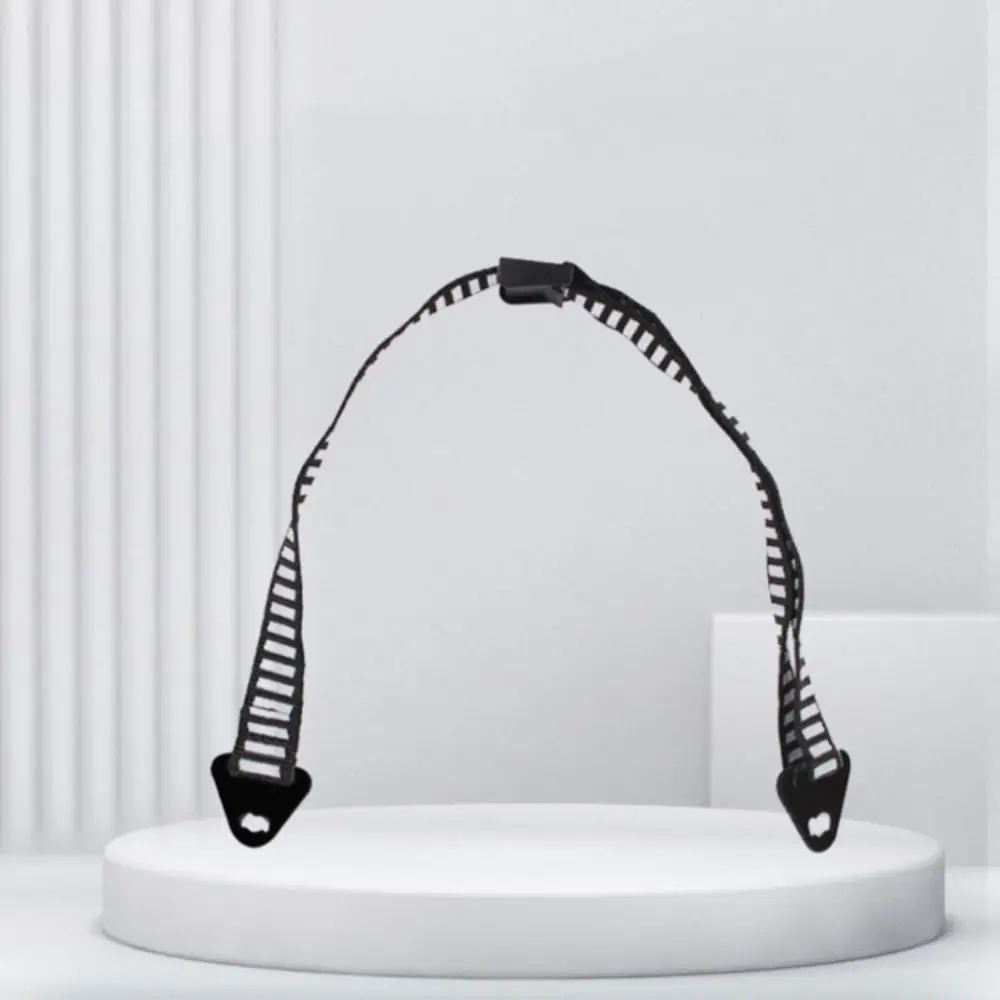 Black white Safety Helmet Strap D Shape Y Shape Adjustable Length Helmet Belt Plastic Lock Buckles Removable Mandibular Girdle