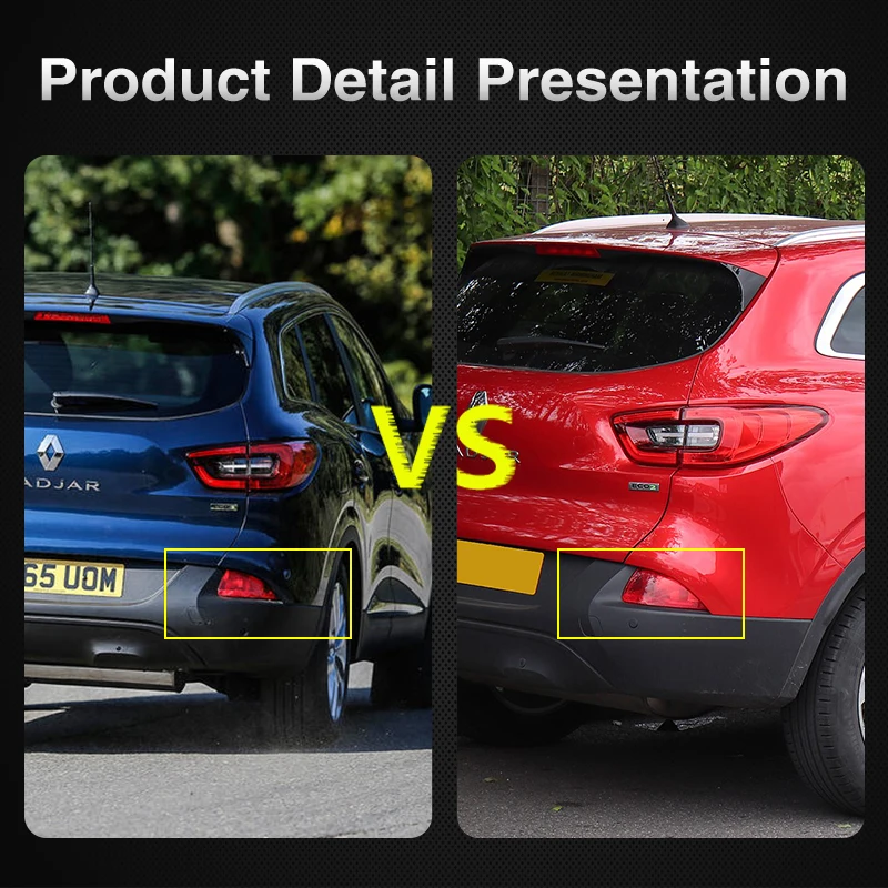 Feu Arrière Droit Pour Renault Kadjar 2015-2018 - Feu Stop Et Antibrouillard, Amélioration Visibilité Et Sécurité - 5