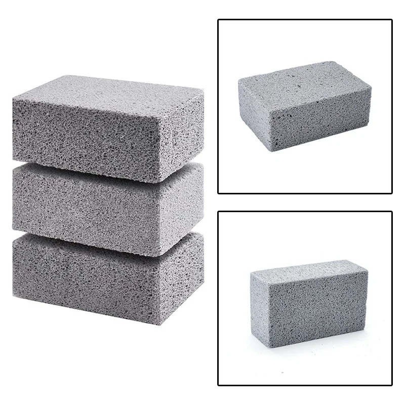 BBQ Grill Brick Griddle Cleaner Barbecue Scraper Cleaning Stone BQ Racks Stains Grease Tools