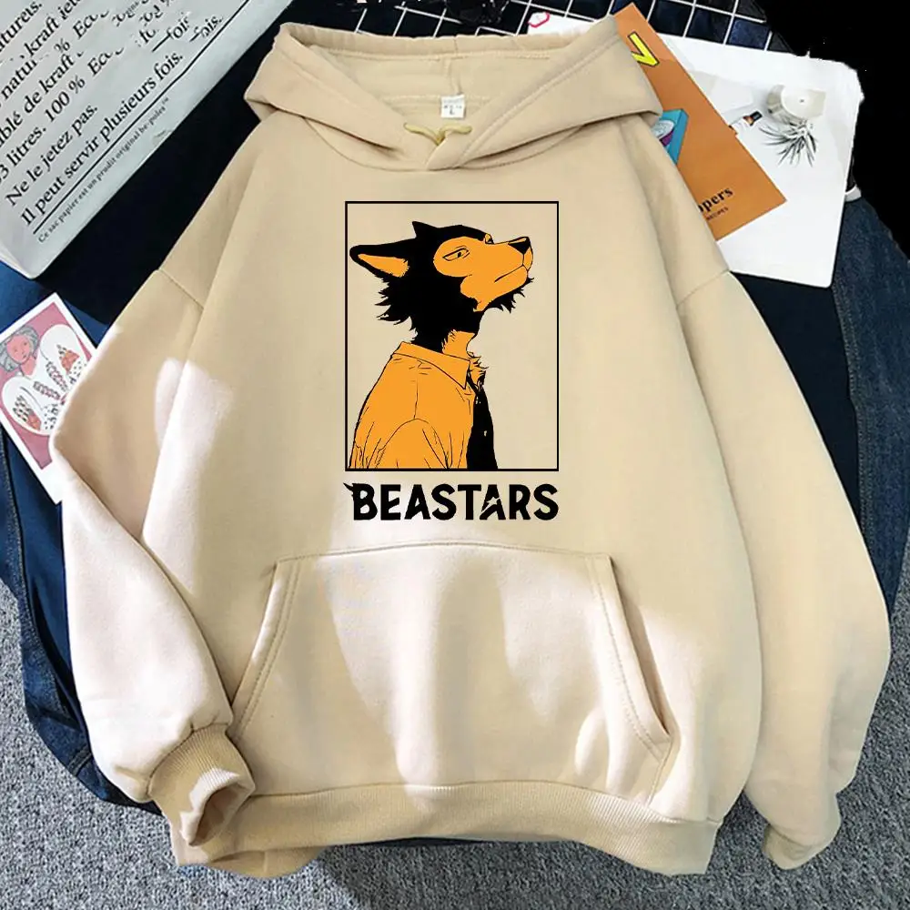 Sudadera con capucha de Anime BEASTARS Legoshi para hombre y mujer
