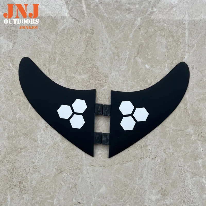 Ailerons De Surf Twin FCS En Nid D'abeille Carbone/fibre Verre - Akila - Neufs