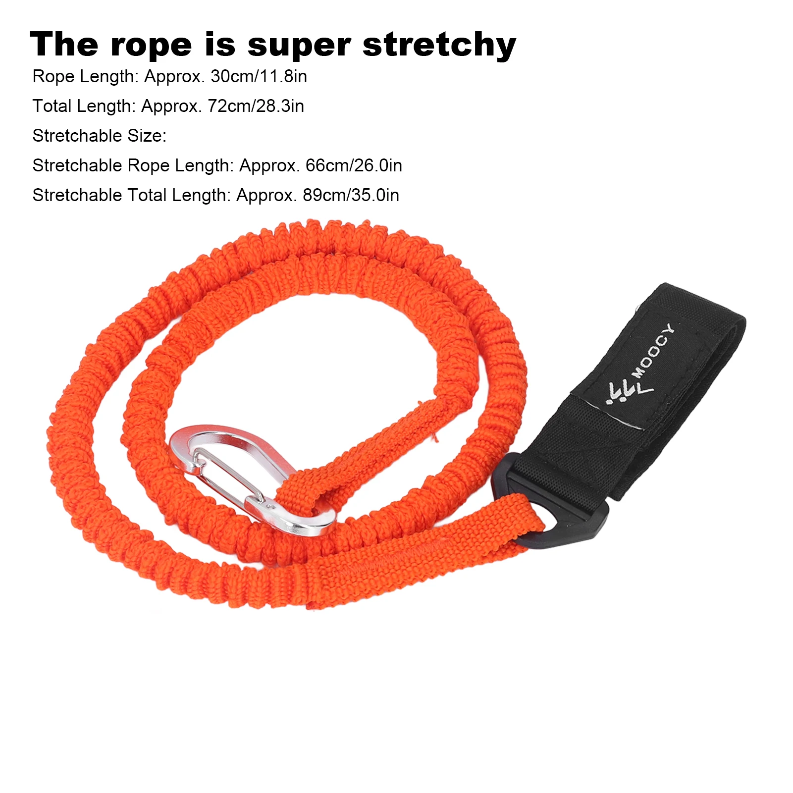 Elastic Paddle Leash with Corrosion Resistance