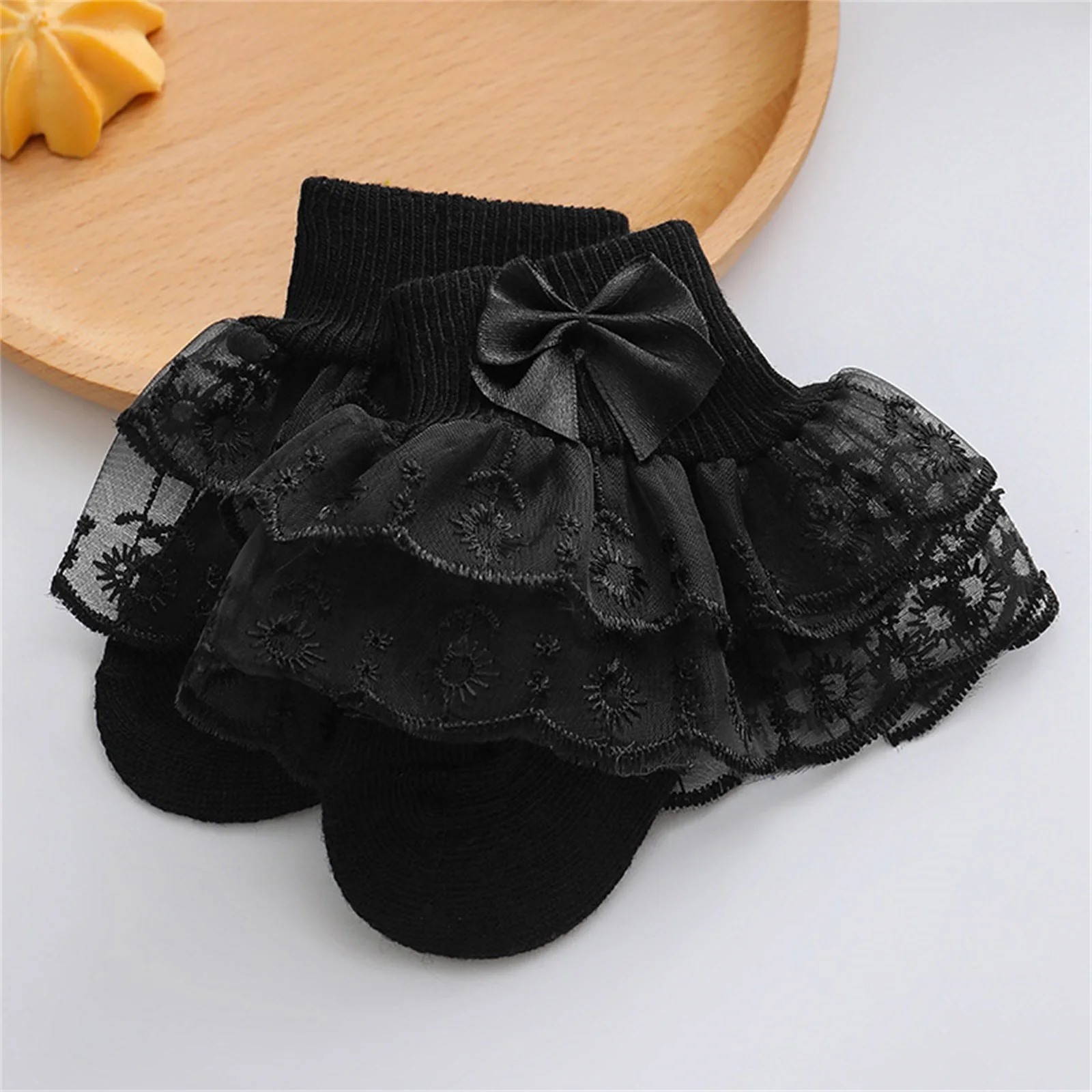 Infant Baby Girls Socks Ruffle Lace Bow 3M-2T kids socks,baby socks,girls socks