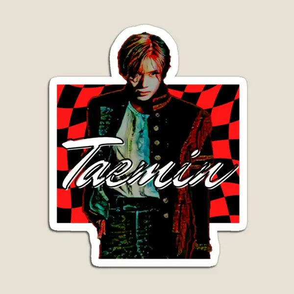 

Taemin Red And Black Magnet Funny Baby Home Kids Toy Holder Cute Decor Children Stickers Refrigerator Colorful