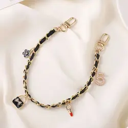 Leather Phone Charm - Colorful Wrist Chain Style, Anti - Fall Pendant Accessory - Other (E)