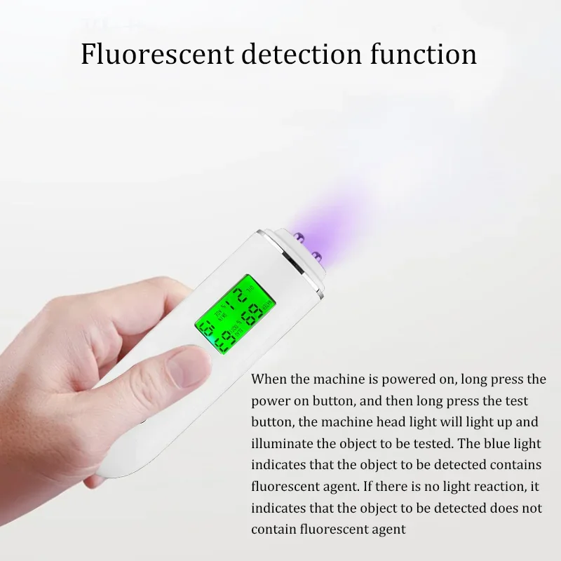 Electric LCD Display Facial Moisturizing Analyzer Detection Digital Skin Care Tester for Moisture Oil Fluorescent Agent Content