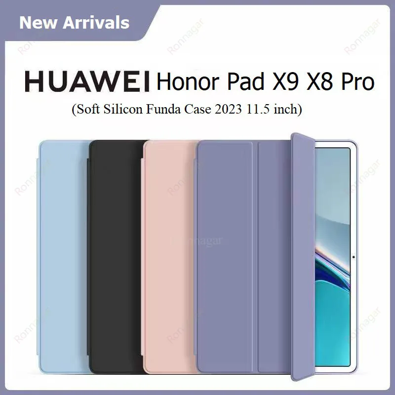Magnetic Smart Soft Back Case for 11.5” Tablets - Premium Protection Sleeve